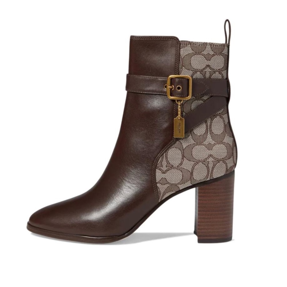 Coach Women’s Olivia Jacquard Bootie Size 5.5